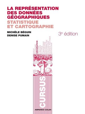 cover image of La représentation des données géographiques